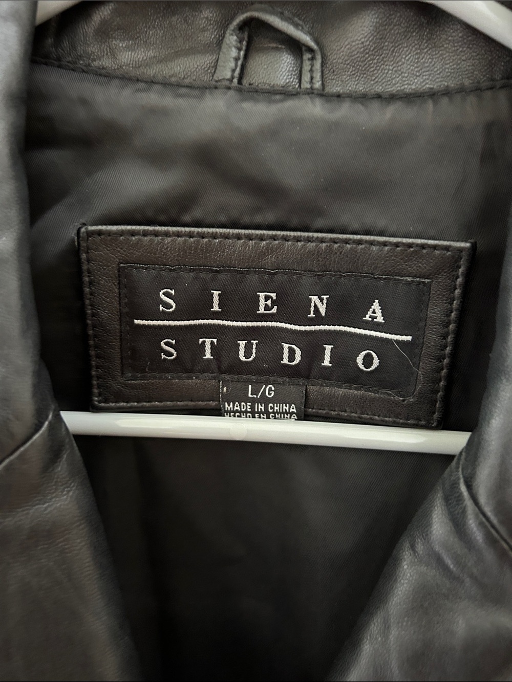 Siena Studio Black Leather Button-Front Jacket image 2